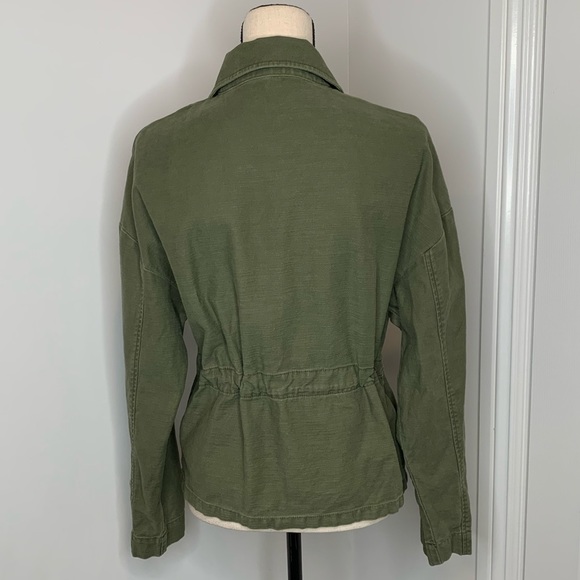 Cinched waist soft twill pocket jacket - Picture 3 of 8